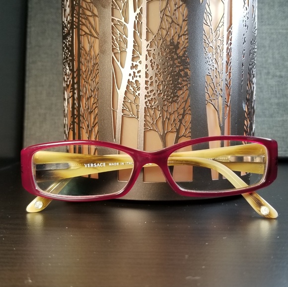 versace red frames